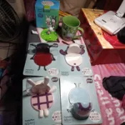 阿朗基私杯，愛放墊，找茶杯，可愛夾，變色玻璃杯，束口袋，提包