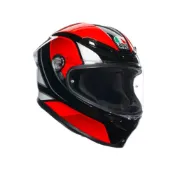(店+)AGV K6 S K6S Hyphen 黑紅白 全罩式安全帽 亞洲版公司貨 碳纖維