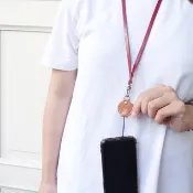 經典款手機掛繩-掛頸款(客製化英文名字)