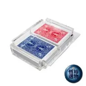 【恆裕】【48小時發貨】透明魔術牌防塵收藏盒德州籌碼卡牌展示盒子亞克力撲克牌收納盒【滿300出貨】