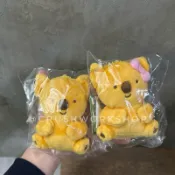 現貨! 日本正版🇯🇵 LOTTE 樂天小熊 無尾熊 毛絨玩偶吊飾