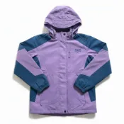 (店+)【EVERLAST】EVERLAST 外套 紫藍色 機能 連帽 防風外套 女 4052143492