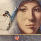 筆來筆趣》義大利🇮🇹 Aurora  Fatima 聖母18K紀念鋼筆