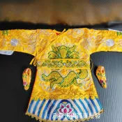 {凡塵佛俱百貨批發}天上聖母 媽祖 王爺 神明衣 軟身衣  神明穿車蔥繡古體軟身衣
