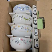 趴趴熊的碗~~~可愛的