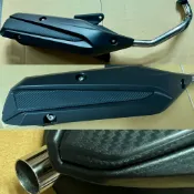 南瓜 光陽 VJR125 4V NewVJR 125 改裝 排氣管 原廠型 原廠 黑管 白鐵 回壓 小直通 加速 效果好