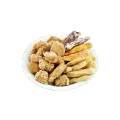 【拌伴餐飲】龍鹽酥雞-炸物綜合包343gx6包(內附獨家秘製胡椒鹽1小包)