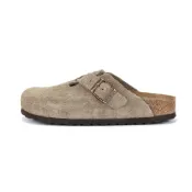 (店+)【BIRKENSTOCK 勃肯】0560771 Birkenstock Boston Soft Footbed 舒適 EVA勃肯鞋 男女同款 灰色 常規版(寬版)