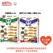 〈此賣場為愛心公益捐贈-購買者不會收到商品〉【i寵星球 X 台灣貓狗聯合勸募平台ARTT】藍帶飼料20公斤 1包