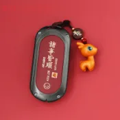 【新款】Benz賓士諸事皆順鑰匙套合金鑰匙套W205 W204 GLA/GLB/GLE/GLS雙面皮革鑰匙扣鑰匙圈鑰匙包