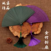 ✨可開發票#全竹折扇子易開閤便攜新中式古風漢服配飾夏季日用高顔值小巧ins#免運