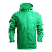 (店+)【adidas 愛迪達】AJ3684 adidas 訓練梭織連帽拉鏈夾克 男款