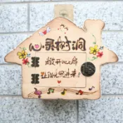 信箱郵筒小木屋 造型信箱 木製信箱 意見箱 投訴建議箱 心語信箱 班級悄悄話創意儀式感掛式信箱 訂制心理心語