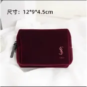 YSL 美妝專櫃贈品包  絨布材質化妝包