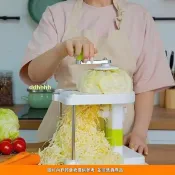 優選 菜手搖切絲器｜大容量家用廚房刨絲機 手搖切絲器 多功能高麗菜大頭菜切菜器 手搖式省力快速切絲 包心菜高麗菜適用