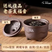 【現貨秒發】110V迷你醒茶器家用茶葉烘焙機烤茶器薰香機紫砂提香爐茶室烘茶器