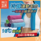 【現貨】急速冰涼巾 (一甩即涼/吸汗速乾) 運動涼感毛巾 健身跑步 戶外降溫神器 冰絲毛巾 075G94