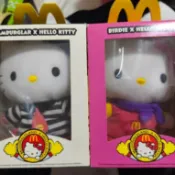 現貨已絕版收藏品麥當勞2012漢堡神偷/大鳥姐姐Hello Kitty限量經典娃娃