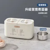 WOG 窩居 110V鴛鴦雙膽煮蛋器蒸蛋器自動斷電煮蛋神器家用早餐機