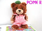 POMER☆日本品牌 Samantha Thavasa Petit Choice 非賣品 吊帶褲 泰迪熊 娃娃玩偶 吊飾