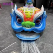 💕桃園出貨💕玩具兒童舞獅頭鼓鑼整套幼兒醒獅塑料獅頭表演道具6寸泡沫獅頭🔥工廠直銷🔥