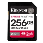(店+)【Kingston 金士頓】Canvas React Plus SDXC SD UHS-II V60 256G 256GB 相機記憶卡 SDR2V6