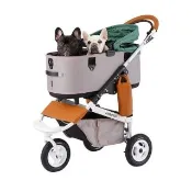 【AirBuggy】AirBuggy DOME3 寵物推車Large(寵物推車第一名-滑順好推避震穩定)