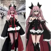 COS 服 角色扮演服裝 終結的熾天使克魯魯採佩西全套服裝 COSPLAY 服飾 ins 風動漫服裝 派對表演服 攝影道