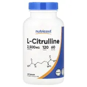 【iHerb】Nutricost, L-瓜氨酸，2500 毫克，120 片（每片 1250 毫克）