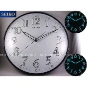 有發票 30公分 實體店面【時間光廊】SEIKO 日本 精工掛鐘 夜光 滑動式秒針 QXA521K 靜音 原廠公司貨