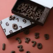 日本京都SOUSOU x 伊藤軒 數字餅乾禮盒 日本禮盒 日本零食 和菓子 巧克力餅乾 蜂蜜餅乾 有提袋