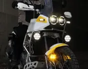 颱風部品:美國DENALI DUCATI DESERTX 前土除霧燈支架