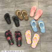 【換季出清】「加州 outlet」【COACH】女款 人字拖 拖鞋 海灘拖 馬車LOGO