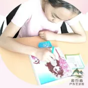不二雜貨 兒童鉆石畫滿鉆石繡公主小幅十字繡卡通送框