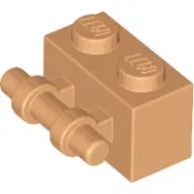 樂高 LEGO 中 牛軋糖色 1x2 把手 附柄 橫桿 磚塊 基本 30236 6295465 Nougat Brick