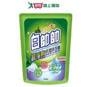 愛買線上購物 白帥帥超淨亮抗菌洗衣精補充包1.65L【愛買】