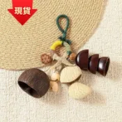🚀超殺優惠🚚【手工製作】果殼種子風鈴 樂器掛件 療癒搖鈴 天然材質 酒店陽台裝飾 畢業生日禮物
