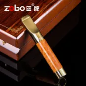 💕台灣出貨💕香菸濾嘴zobo正牌石楠木實木煙嘴過濾器循環型可清洗過濾煙嘴木質禮盒301