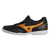【MIZUNO 美津濃】MRL SALA CLUB IN 足球鞋 寬楦 黑金 Q1GA230382
