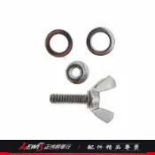 白鐵快拆螺絲螺母 M6蝴蝶型螺絲 白鐵螺母 白鐵墊片 正鴻機車行