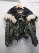 美軍公發 1974年 N-2B ~綠XL號~SCOVILL拉鍊~狀況極佳#20102820