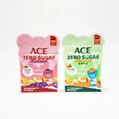健而美生活廣場 ACE ZERO SUGAR Q軟糖 40g/包 (櫻桃檸檬/蘋果橘子) 無糖軟糖 德國進口