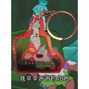 【迷因鑰匙圈】海綿寶寶 系列二 派大星  我辛辛苦苦的加班 超人氣角色 爆款 自製 鑰匙圈 Q版 現貨