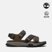 Timberland官方旗艦 男款淺棕色Garrison Trail後帶式涼鞋|A5MFNAGG