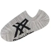 【Onitsuka Tiger】鬼塚虎 黑底灰虎爪紋隱形襪 (3183A942-001)