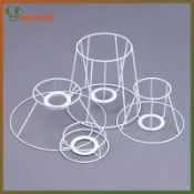ATTACT 燈罩燈罩線框 DIY 護環燈籠座燈泡吊燈鼓桌金屬復古罩圓形天花板鐵 TW