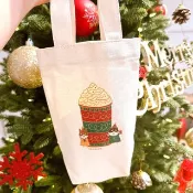 聖誕禮物 |  太妃核果拿鐵の日常・帆布飲料袋・冰壩杯杯・手工印