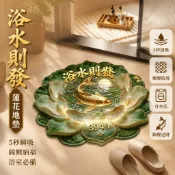 台灣出貨✨ 遇水則發地墊 硅藻泥科技絨地墊 浴室吸水防滑地墊 衛生間門口地墊 50*60cm 30*40cm 速乾腳墊