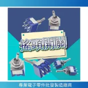 【南科電子】 全台現貨 高品質 MTS-102/103/202/203 兩段三段搖頭開關 撥動開關 6mm防水帽 防水頭