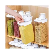 (店+)【永昌優選】五穀雜糧罐塑料米桶家用密封收納盒黃豆米豆防潮裝面容器家用防蟲